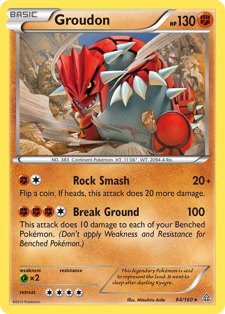 Groudon (84/160) (Theme Deck Exclusive) [XY: Primal Clash] - Card Brawlers | Quebec | Canada | Yu-Gi-Oh!