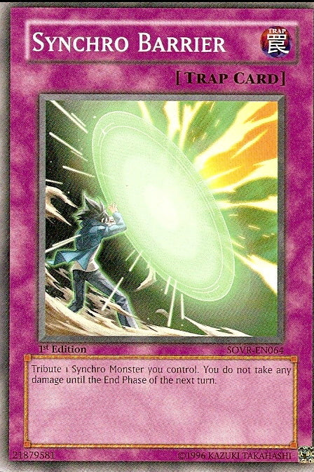 Synchro Barrier [SOVR-EN064] Common - Card Brawlers | Quebec | Canada | Yu-Gi-Oh!