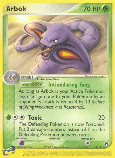 Arbok (29/100) [EX: Sandstorm] - Card Brawlers | Quebec | Canada | Yu-Gi-Oh!