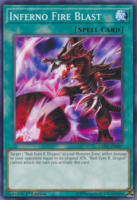 Inferno Fire Blast [LEDU-EN007] Common - Yu-Gi-Oh! - Card Brawlers | Quebec | Canada |