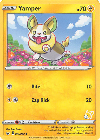 Yamper (074/202) (Pikachu Stamp #1) [Battle Academy 2022] - Card Brawlers | Quebec | Canada | Yu-Gi-Oh!