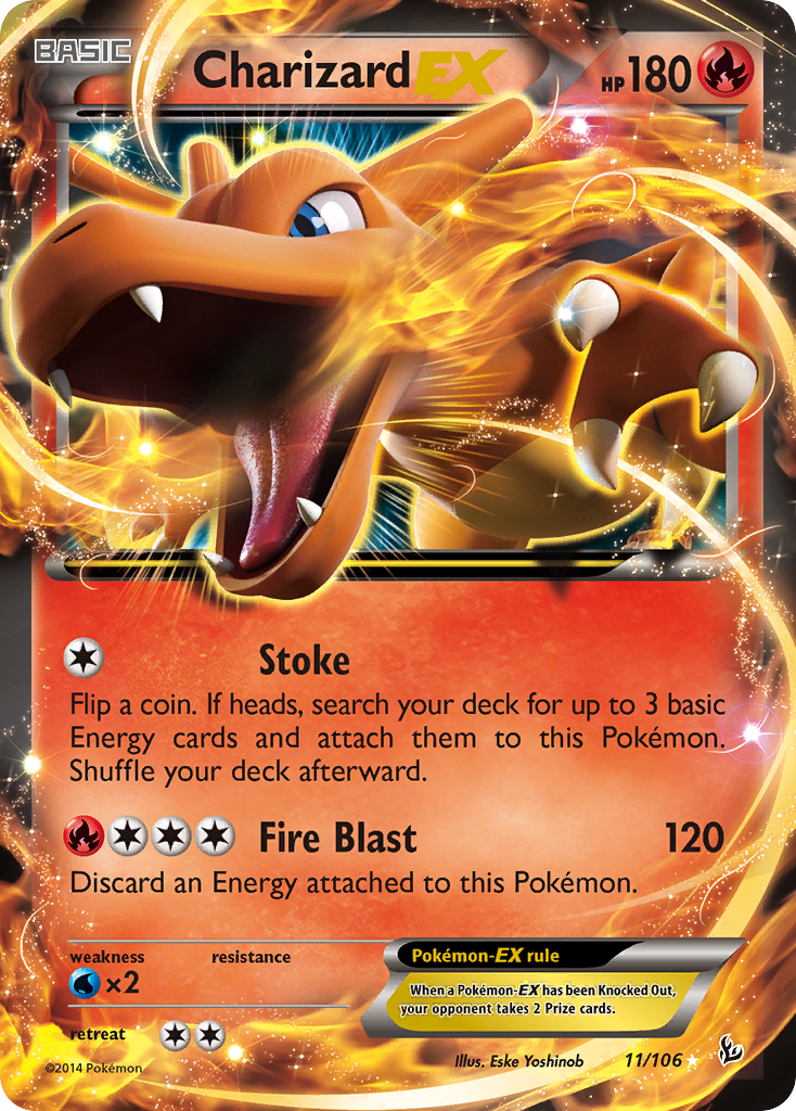 Charizard EX (11/106) [XY: Flashfire] - Card Brawlers | Quebec | Canada | Yu-Gi-Oh!