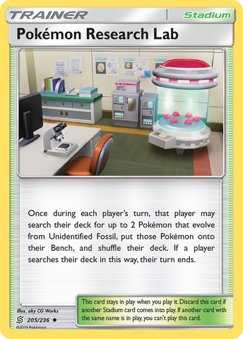 Pokemon Research Lab (205/236) [Sun & Moon: Unified Minds] - Card Brawlers | Quebec | Canada | Yu-Gi-Oh!