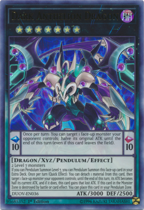 Dark Anthelion Dragon [DUOV-EN036] Ultra Rare - Card Brawlers | Quebec | Canada | Yu-Gi-Oh!