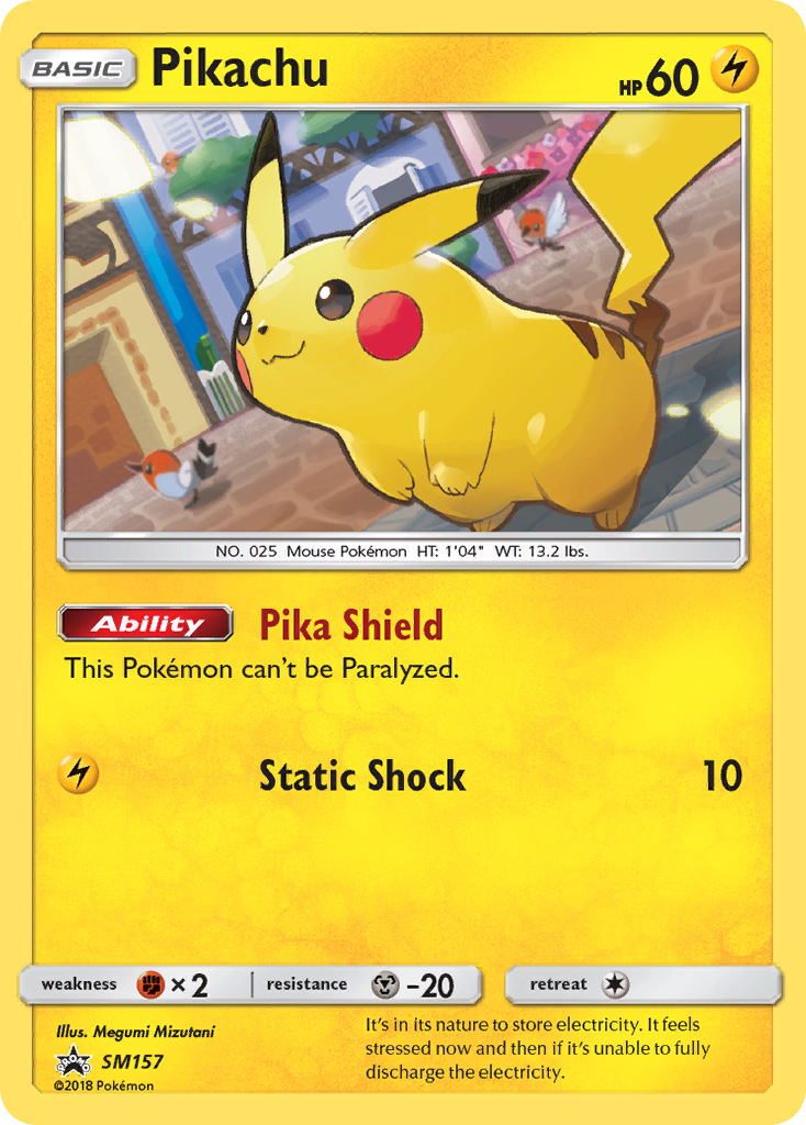 Pikachu (SM157) [Sun & Moon: Black Star Promos] - Card Brawlers | Quebec | Canada | Yu-Gi-Oh!