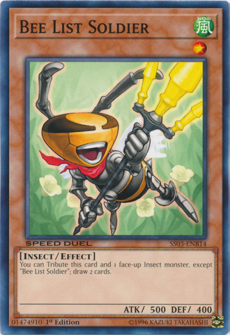 Bee List Soldier [SS03-ENB14] Common - Card Brawlers | Quebec | Canada | Yu-Gi-Oh!