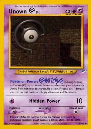 Unown [C] (57/105) [Neo Destiny Unlimited] - Card Brawlers | Quebec | Canada | Yu-Gi-Oh!