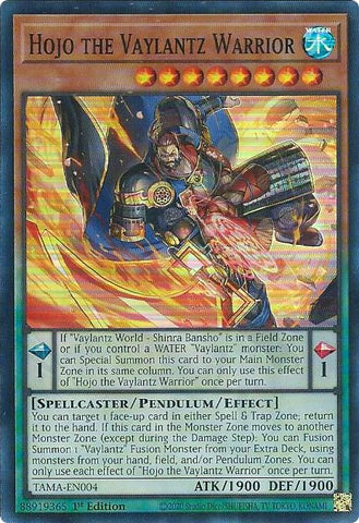 Hojo the Vaylantz Warrior [TAMA-EN004] Super Rare - Card Brawlers | Quebec | Canada | Yu-Gi-Oh!