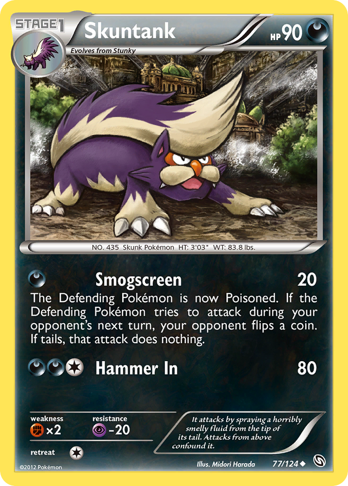 Skuntank (77/124) [Black & White: Dragons Exalted] - Card Brawlers | Quebec | Canada | Yu-Gi-Oh!