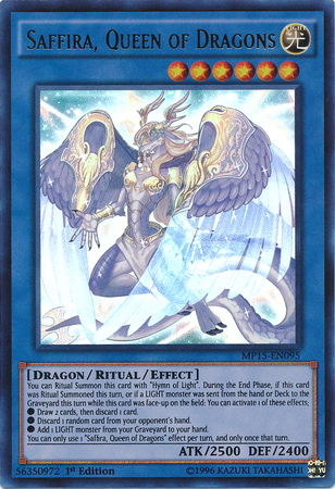 Saffira, Queen of Dragons [MP15-EN095] Ultra Rare - Yu-Gi-Oh! - Card Brawlers | Quebec | Canada |