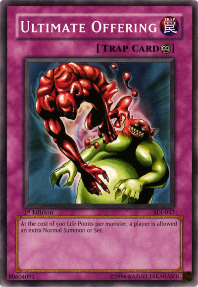 Ultimate Offering [SDJ-047] Common - Card Brawlers | Quebec | Canada | Yu-Gi-Oh!