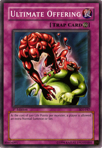 Ultimate Offering [SDJ-047] Common - Card Brawlers | Quebec | Canada | Yu-Gi-Oh!