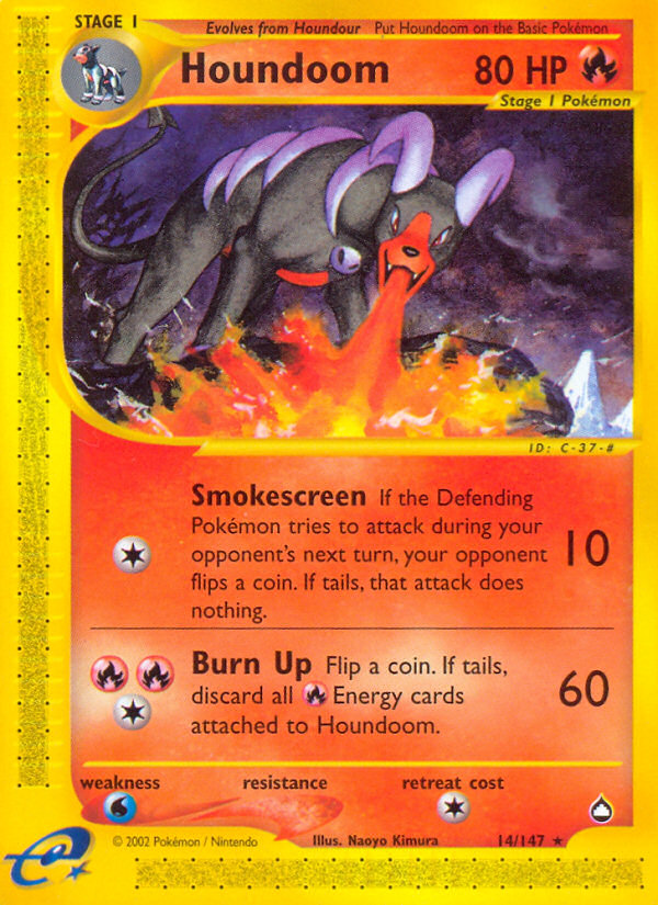 Houndoom (14/147) [Aquapolis] - Card Brawlers | Quebec | Canada | Yu-Gi-Oh!