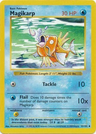 Magikarp (35/102) [Base Set Shadowless Unlimited] - Card Brawlers | Quebec | Canada | Yu-Gi-Oh!