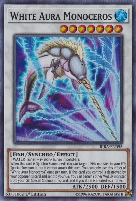 White Aura Monoceros [RIRA-EN095] Super Rare - Card Brawlers | Quebec | Canada | Yu-Gi-Oh!