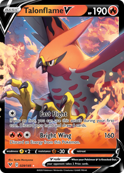 Talonflame V (029/185) [Sword & Shield: Vivid Voltage] - Card Brawlers | Quebec | Canada | Yu-Gi-Oh!