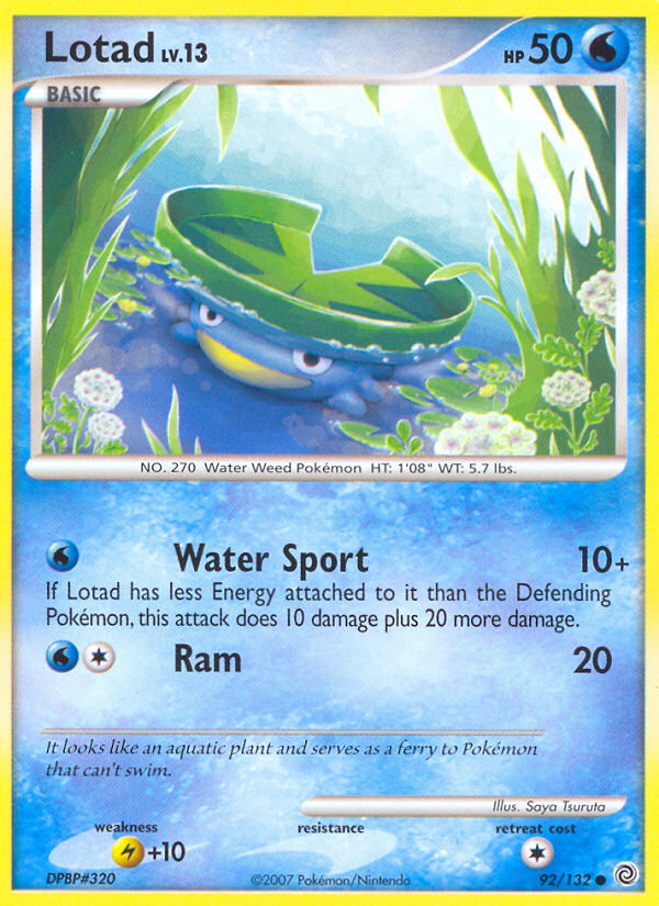 Lotad (92/132) [Diamond & Pearl: Secret Wonders] - Card Brawlers | Quebec | Canada | Yu-Gi-Oh!