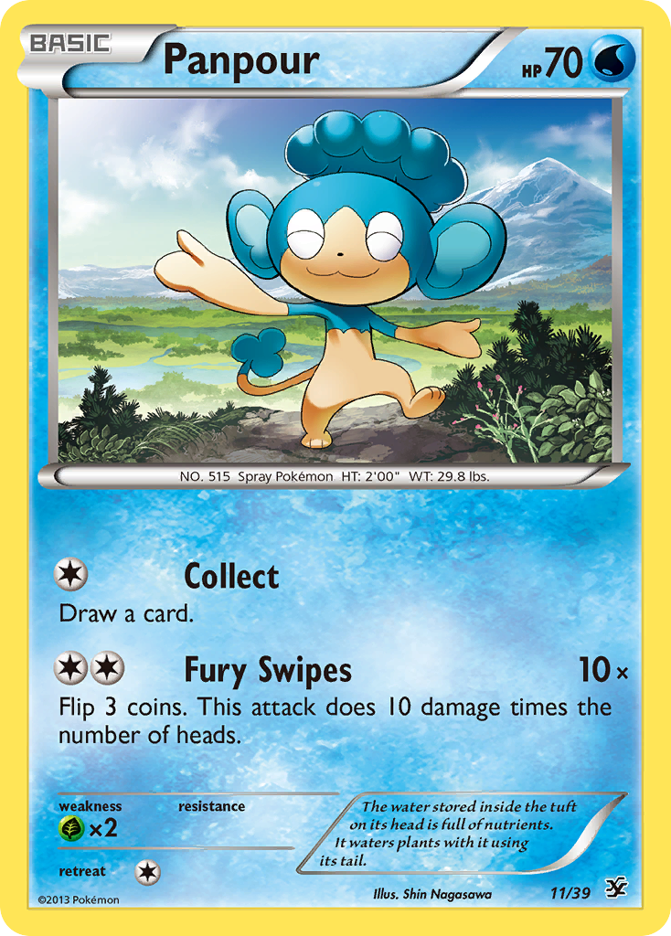 Panpour (11/39) [XY: Kalos Starter Set] - Card Brawlers | Quebec | Canada | Yu-Gi-Oh!