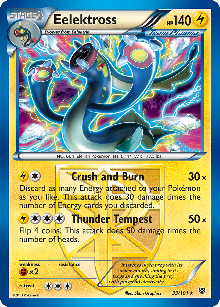 Eelektross (33/101) [Black & White: Plasma Blast] - Card Brawlers | Quebec | Canada | Yu-Gi-Oh!