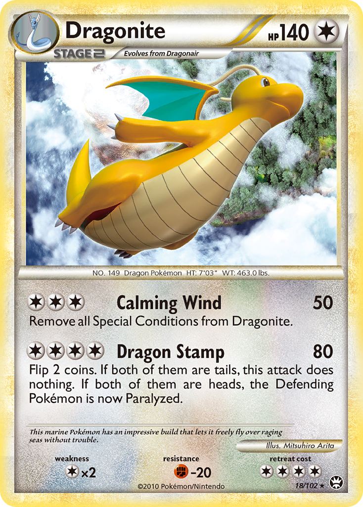 Dragonite (18/102) [HeartGold & SoulSilver: Triumphant] - Card Brawlers | Quebec | Canada | Yu-Gi-Oh!