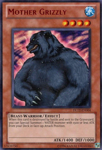 Mother Grizzly (Red) [DL12-EN004] Rare - Card Brawlers | Quebec | Canada | Yu-Gi-Oh!