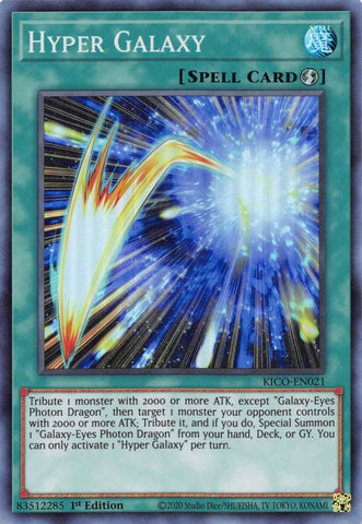 Hyper Galaxy (Super Rare) [KICO-EN021] Super Rare - Card Brawlers | Quebec | Canada | Yu-Gi-Oh!