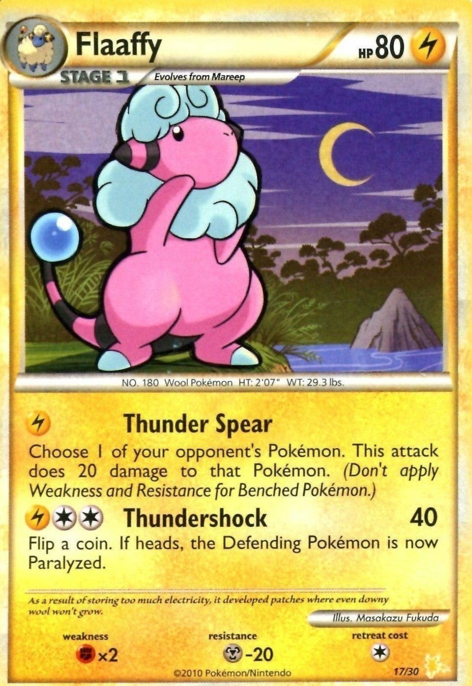 Flaaffy (17/30) [HeartGold & SoulSilver: Trainer Kit - Raichu] - Card Brawlers | Quebec | Canada | Yu-Gi-Oh!