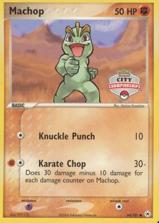 Machop (64/101) (City Championship Promo) [EX: Hidden Legends] - Card Brawlers | Quebec | Canada | Yu-Gi-Oh!