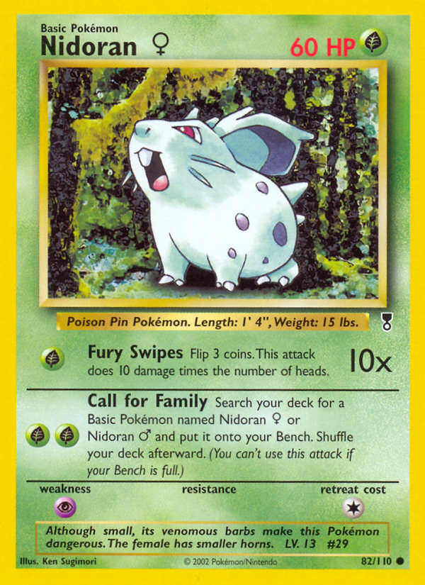 Nidoran (82/110) (Female) [Legendary Collection] - Card Brawlers | Quebec | Canada | Yu-Gi-Oh!