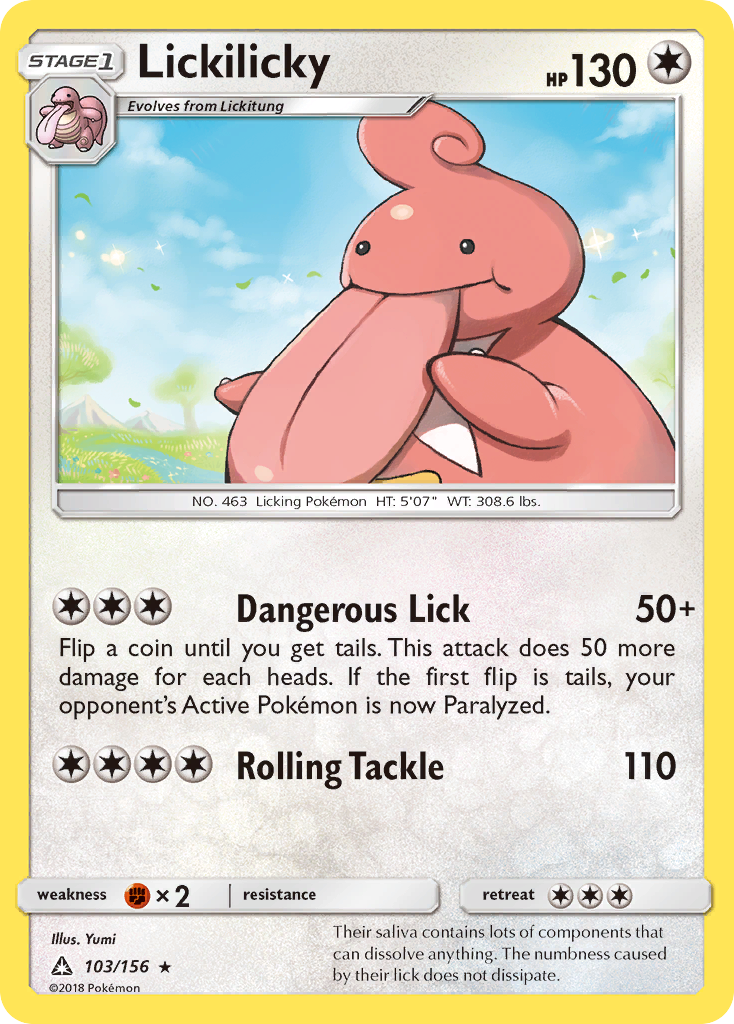 Lickilicky (103/156) [Sun & Moon: Ultra Prism] - Card Brawlers | Quebec | Canada | Yu-Gi-Oh!