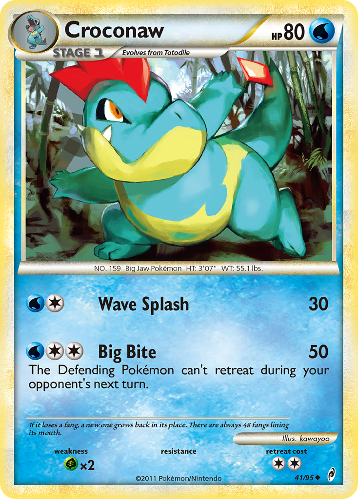Croconaw (41/95) [HeartGold & SoulSilver: Call of Legends] - Card Brawlers | Quebec | Canada | Yu-Gi-Oh!