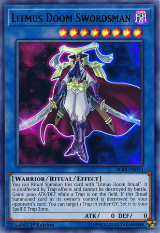 Litmus Doom Swordsman [BLRR-EN013] Ultra Rare - Yu-Gi-Oh! - Card Brawlers | Quebec | Canada |