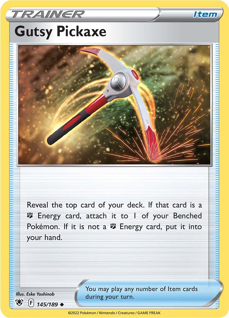 Gutsy Pickaxe (145/189) [Sword & Shield: Astral Radiance] - Card Brawlers | Quebec | Canada | Yu-Gi-Oh!