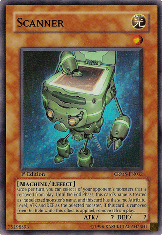 Scanner [CRMS-EN032] Super Rare - Card Brawlers | Quebec | Canada | Yu-Gi-Oh!