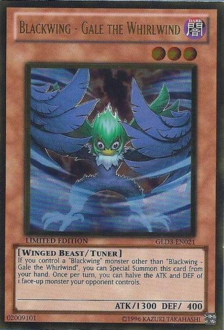 Blackwing - Gale the Whirlwind [GLD3-EN021] Gold Rare - Card Brawlers | Quebec | Canada | Yu-Gi-Oh!
