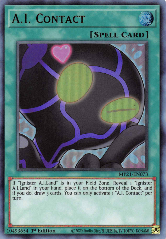 A.I. Contact [MP21-EN073] Ultra Rare - Card Brawlers | Quebec | Canada | Yu-Gi-Oh!