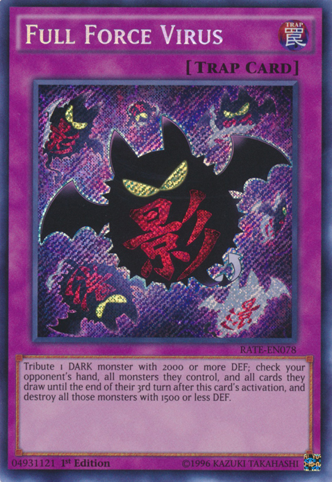 Full Force Virus [RATE-EN078] Secret Rare - Yu-Gi-Oh! - Card Brawlers | Quebec | Canada |