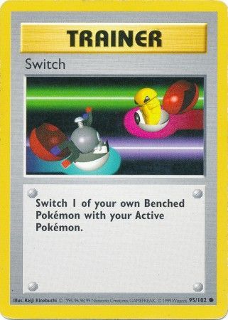 Switch (95/102) [Base Set Shadowless Unlimited] - Card Brawlers | Quebec | Canada | Yu-Gi-Oh!