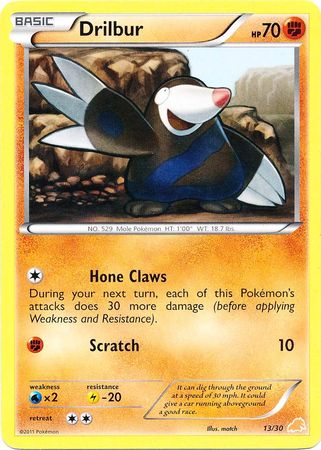 Drilbur (13/30) [Black & White: Trainer Kit - Excadrill] - Card Brawlers | Quebec | Canada | Yu-Gi-Oh!