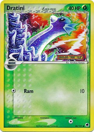 Dratini (46/101) (Delta Species) (Stamped) [EX: Dragon Frontiers] - Card Brawlers | Quebec | Canada | Yu-Gi-Oh!