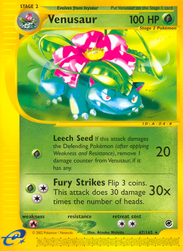 Venusaur (67/165) [Expedition: Base Set] - Card Brawlers | Quebec | Canada | Yu-Gi-Oh!