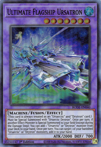 Ultimate Flagship Ursatron [BODE-EN040] Super Rare - Card Brawlers | Quebec | Canada | Yu-Gi-Oh!