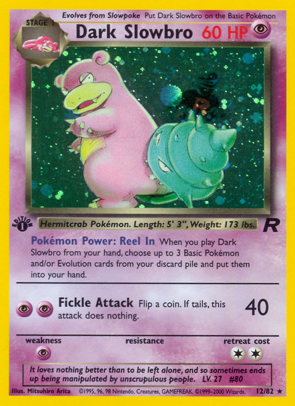 Dark Slowbro (12/82) [Team Rocket 1st Edition] - Card Brawlers | Quebec | Canada | Yu-Gi-Oh!