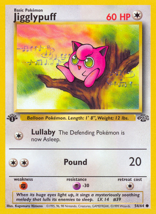 Jigglypuff (54/64) [Jungle 1st Edition] - Card Brawlers | Quebec | Canada | Yu-Gi-Oh!