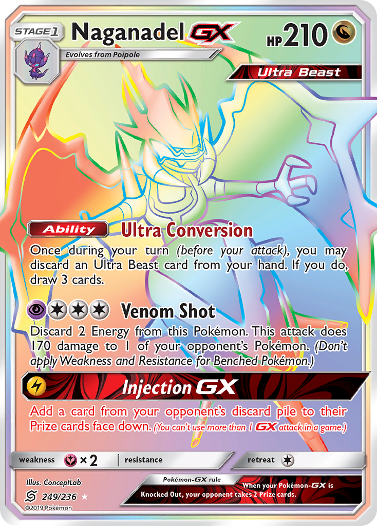 Naganadel GX (249/236) [Sun & Moon: Unified Minds] - Card Brawlers | Quebec | Canada | Yu-Gi-Oh!