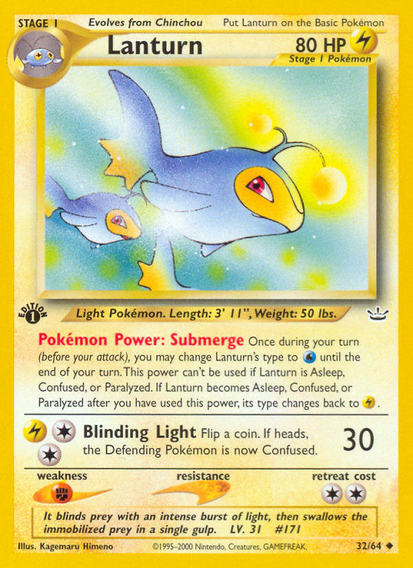 Lanturn (32/64) [Neo Revelation 1st Edition] - Card Brawlers | Quebec | Canada | Yu-Gi-Oh!