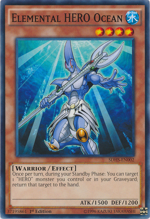 Elemental Hero Ocean [SDHS-EN002] Common - Yu-Gi-Oh! - Card Brawlers | Quebec | Canada |