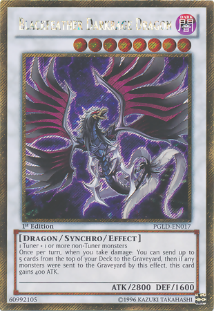 Blackfeather Darkrage Dragon [PGLD-EN017] Gold Secret Rare - Card Brawlers | Quebec | Canada | Yu-Gi-Oh!