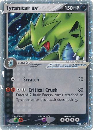 Tyranitar ex (17/17) (Holo) [POP Series 1] - Card Brawlers | Quebec | Canada | Yu-Gi-Oh!