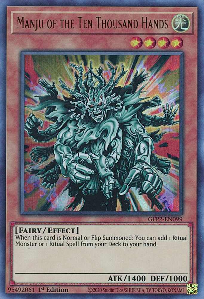 Manju of the Ten Thousand Hands [GFP2-EN099] Ultra Rare - Card Brawlers | Quebec | Canada | Yu-Gi-Oh!